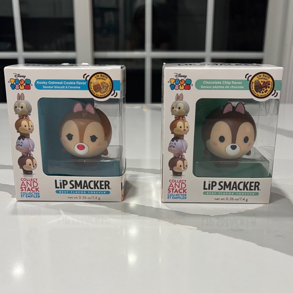 Lip Smacker Disney Tsum Tsum Lip Balm Duo - CHIP & DALE. NWT